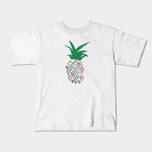 Pineapple Swirls Kids T-Shirt